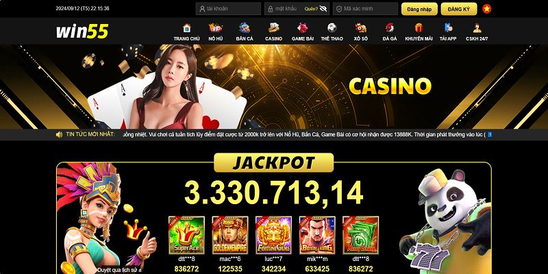 Tìm hiểu thông tin về danh mục giải trí Casino tại Win55